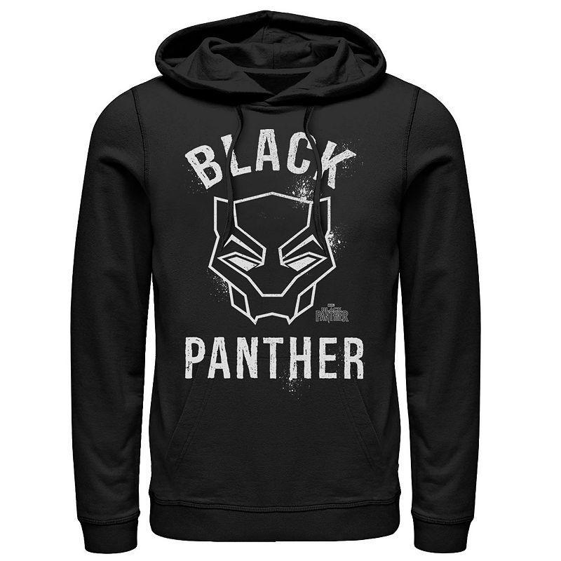 Mens Marvel Panther Movie Collegiate Graffiti Mask Graphic Hoodie Product Image