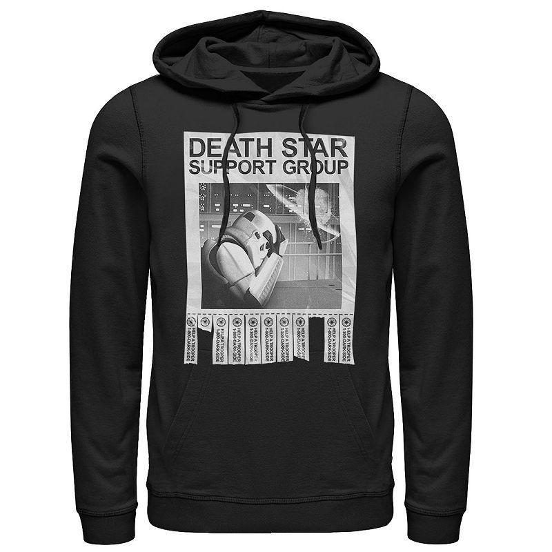 Mens Star Wars Death Star Support Flyer Graphic Hoodie Product Image