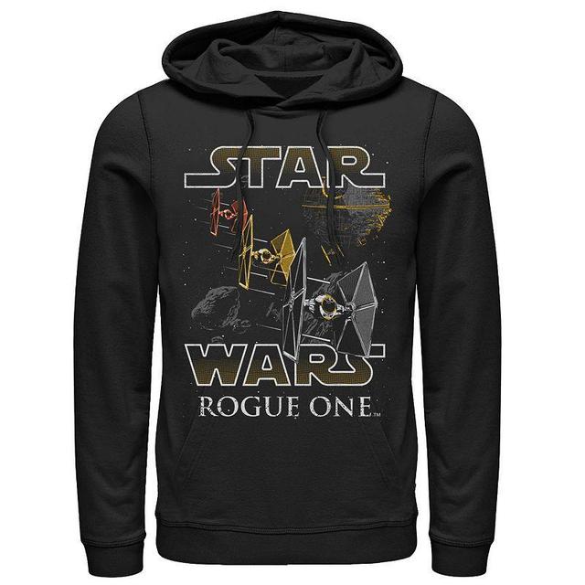 Mens Star Wars Rogue One Tie Fighters Poster Hoodie Product Image