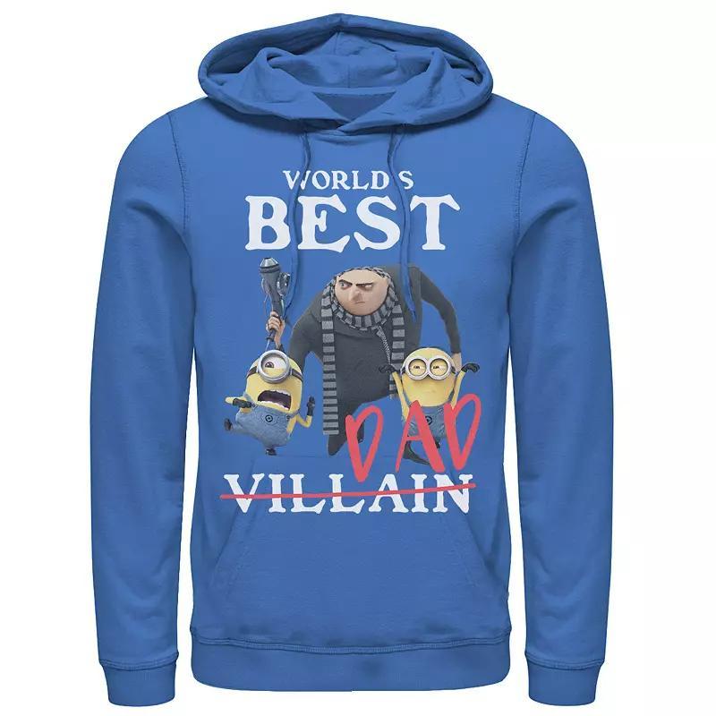 Mens Despicable Me Minions The Creature Worlds Best Dad Portrait Hoodie Product Image