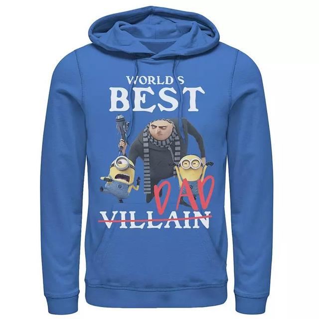 Mens Despicable Me Minions The Creature Worlds Best Dad Portrait Hoodie Product Image