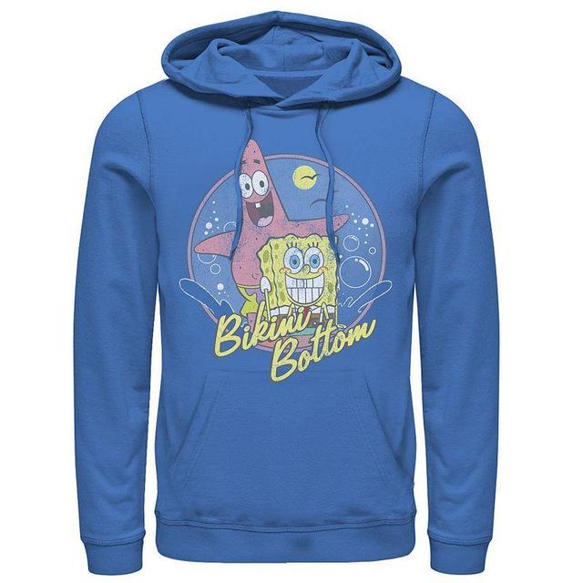 Mens SpongeBob SquarePants And Patrick Bikini Bottom Portrait Hoodie Product Image