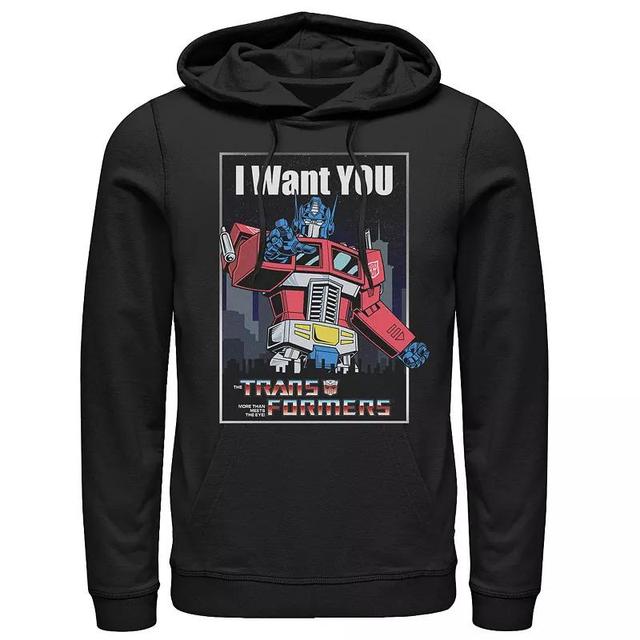 Mens Transformers Optimus Prime I Want You Hoodie Product Image