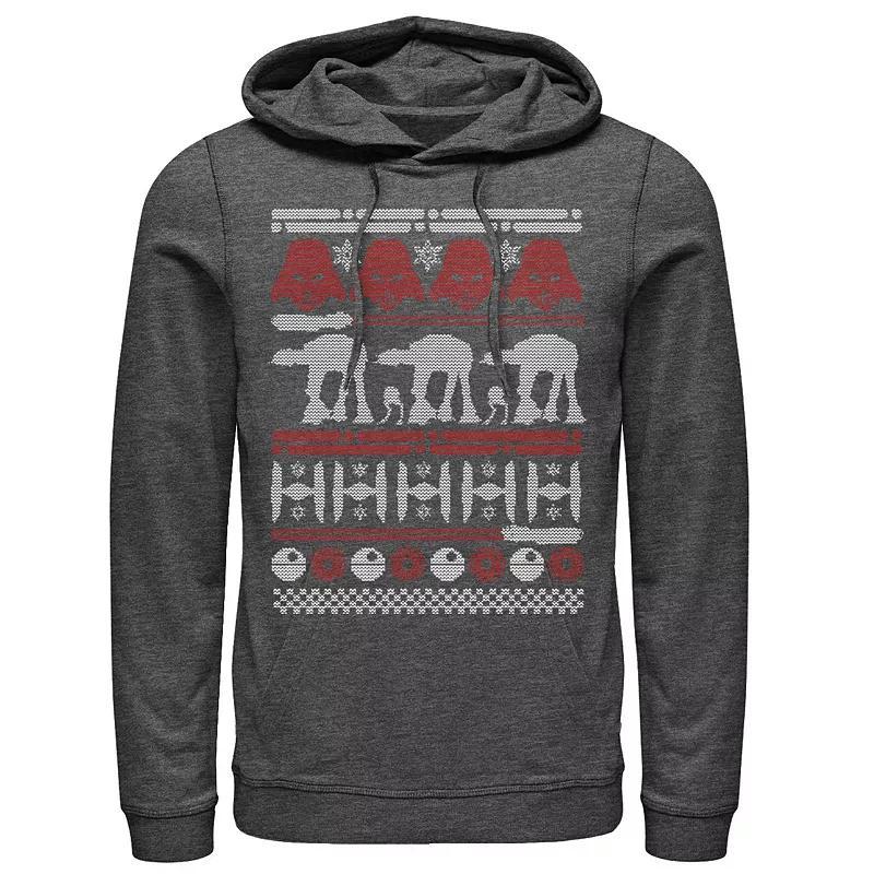 Mens Star Wars Battle Of Hoth Ugly Christmas Sweater Graphic Pullover Graphic Hoodie Product Image