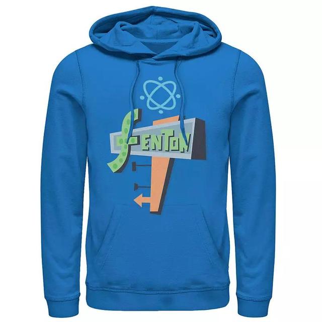 Mens Jurassic World Two T-Rex Tech Schematic Hoodie Blue Product Image