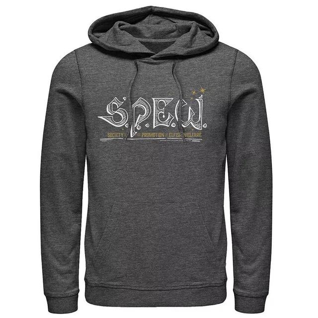 Mens Harry Potter S.P.E.W. Sketched Logo Hoodie Black Product Image