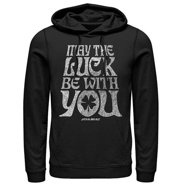 Mens Star Wars Luck Be With You Pullover Hoodie Product Image