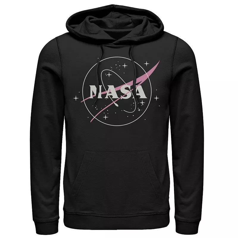 Mens NASA Simple Logo Hoodie Black Product Image