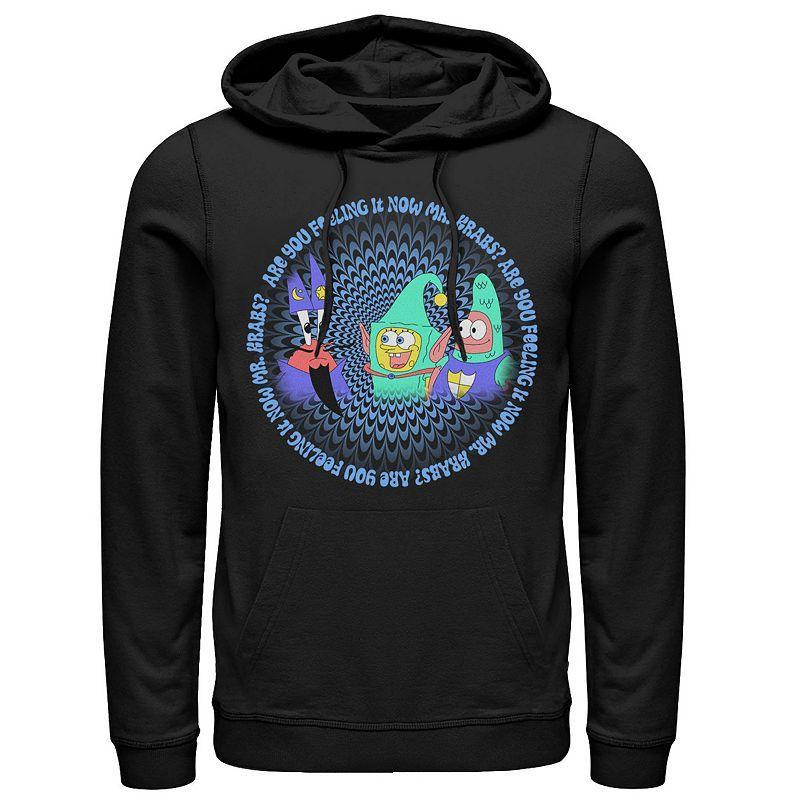 Mens Spongebob Feeling It Now Mr Krabs Hoodie Black Product Image