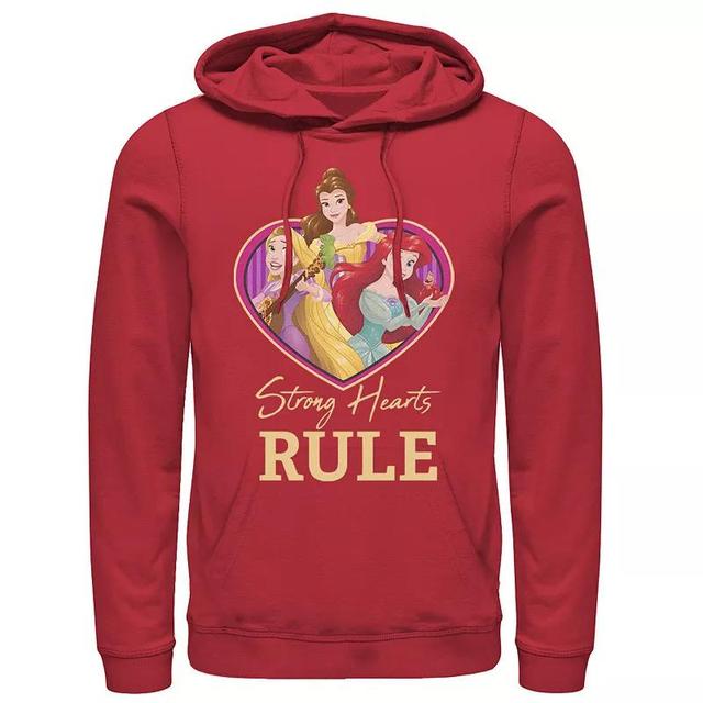 Mens Disney Princess Trio Strong Hearts Rule Hoodie Product Image