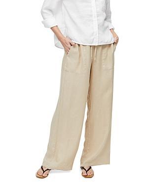 Michael Stars Jules Linen Wide Leg Drawstring Pants Product Image