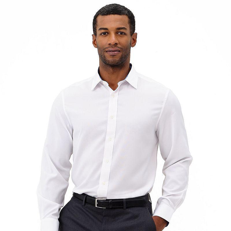 Mens Nick Graham Traveler Collection Performance Modern-Fit Stretch Dress Shirt Product Image