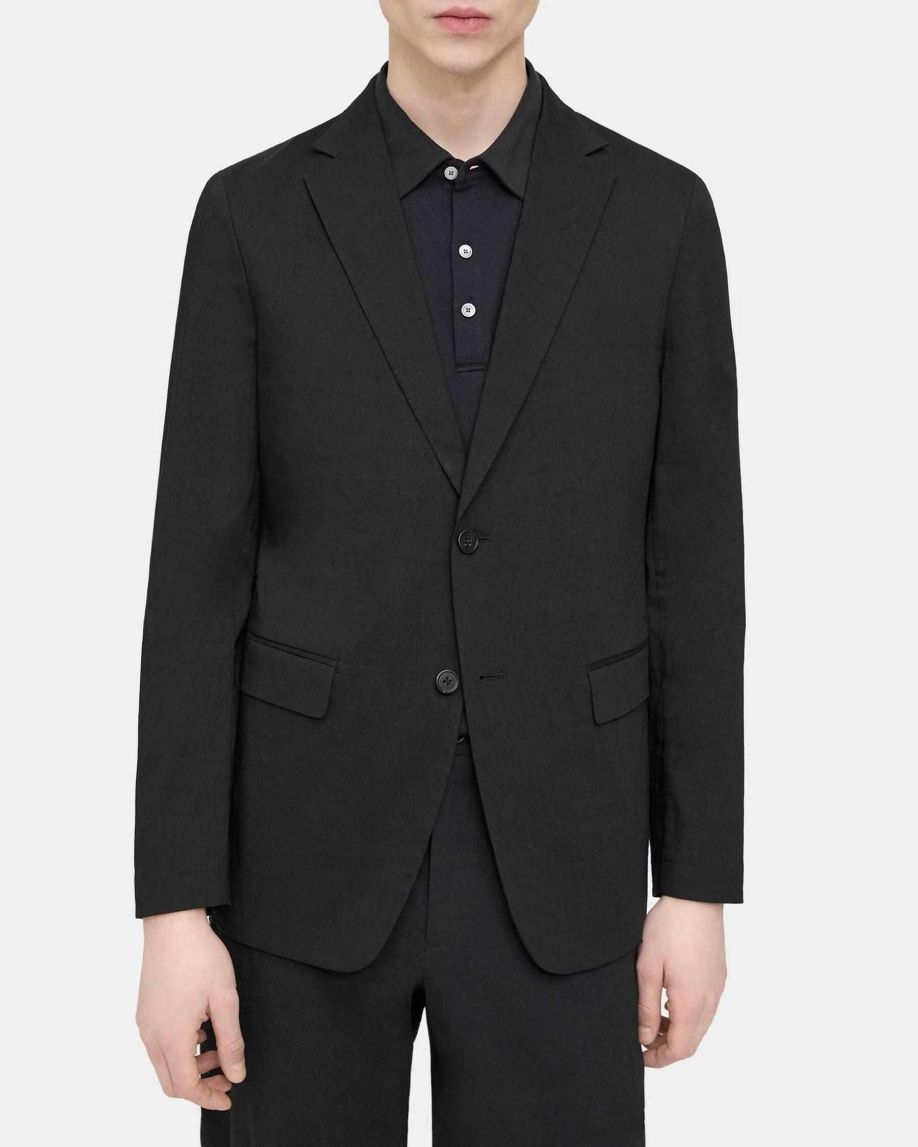 Unstructured Blazer in Stretch Linen Product Image