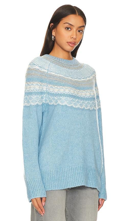Theory Fair Isle Wool Blend Sweater Product Image