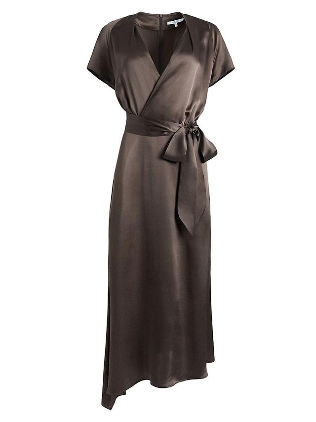 Womens Silk Charmeuse Midi-Dress Product Image