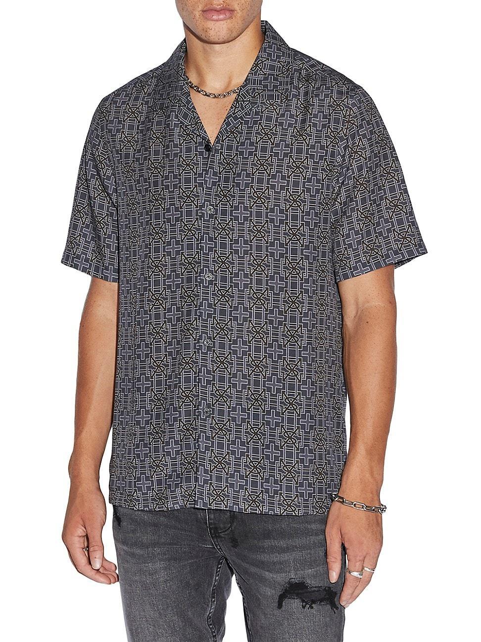 Mens Monogram Plus Tencel Camp Shirt Product Image