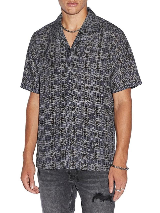 Mens Plus Print Short-Sleeve Shirt Product Image