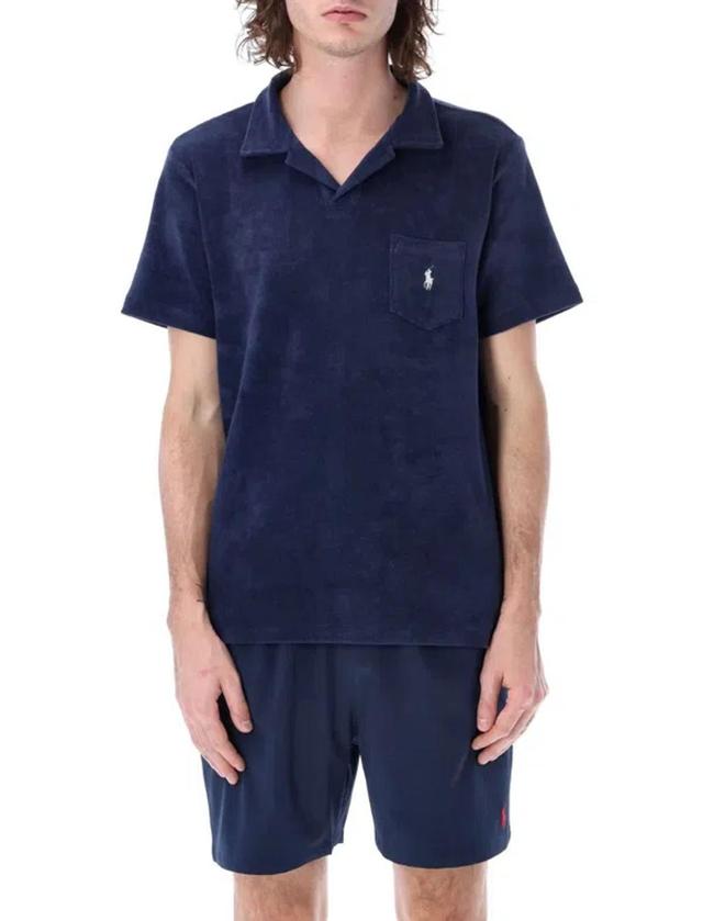 Terry Polo Shirt In Newport Navy Product Image