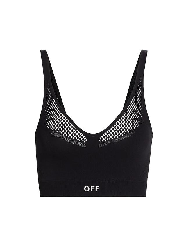 Womens Seaml Mesh Bra Product Image