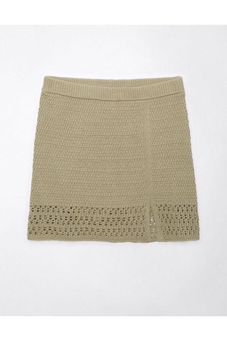 AE High-Waisted Sweater Mini Skort Womens Product Image