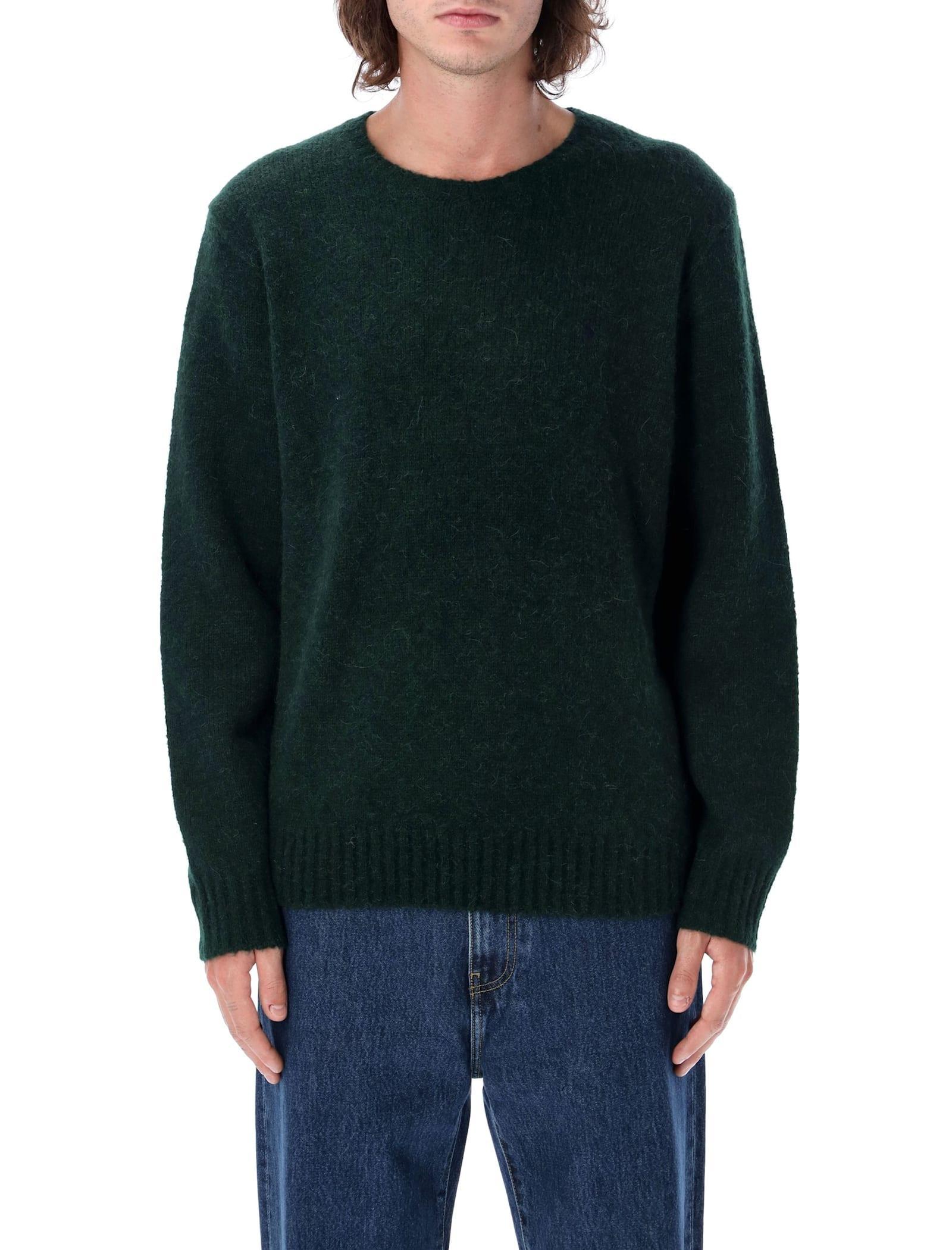 POLO RALPH LAUREN Crewneck Pullover In Green Product Image