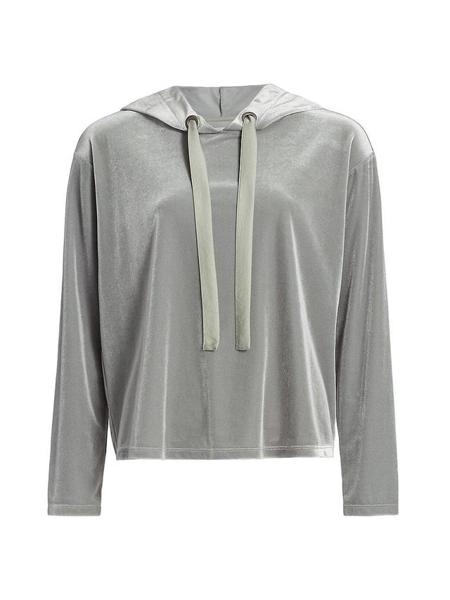 Womens Velvet Luxe Hoodie Product Image