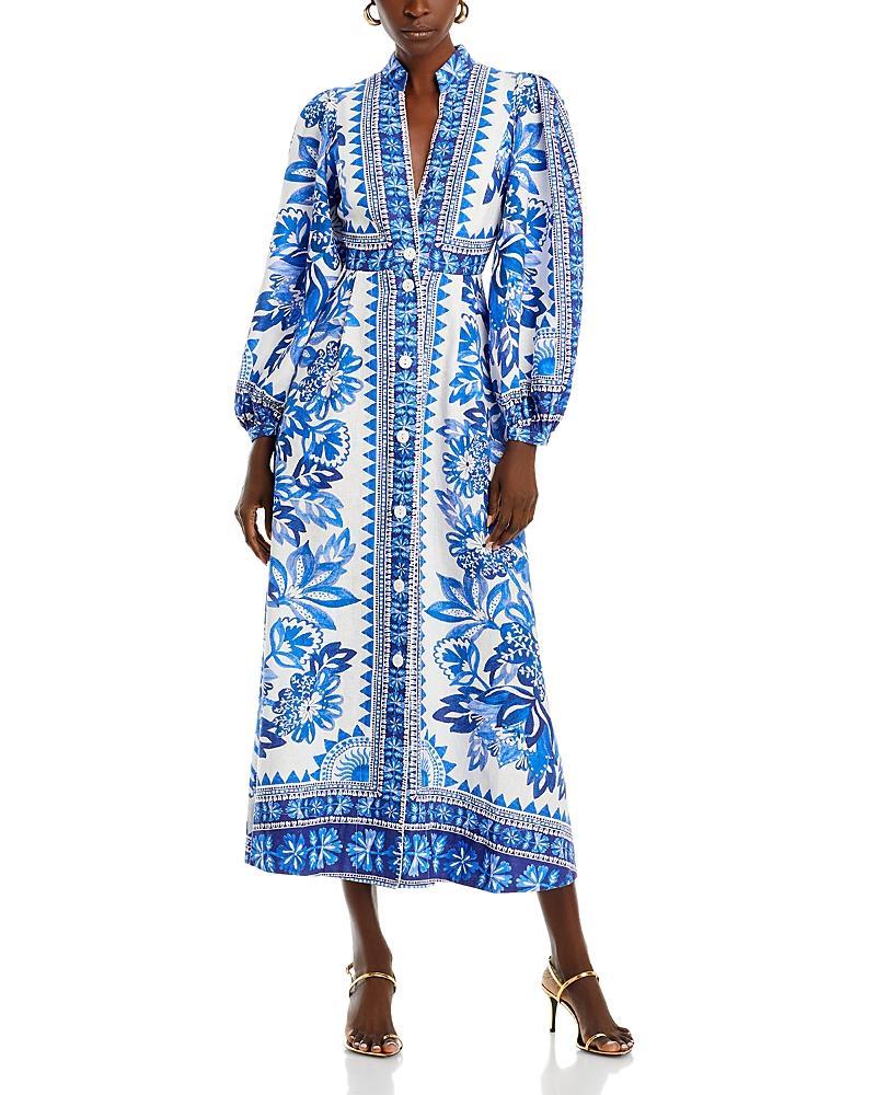 Farm Rio Flora Tapestry Midi Dress Product Image