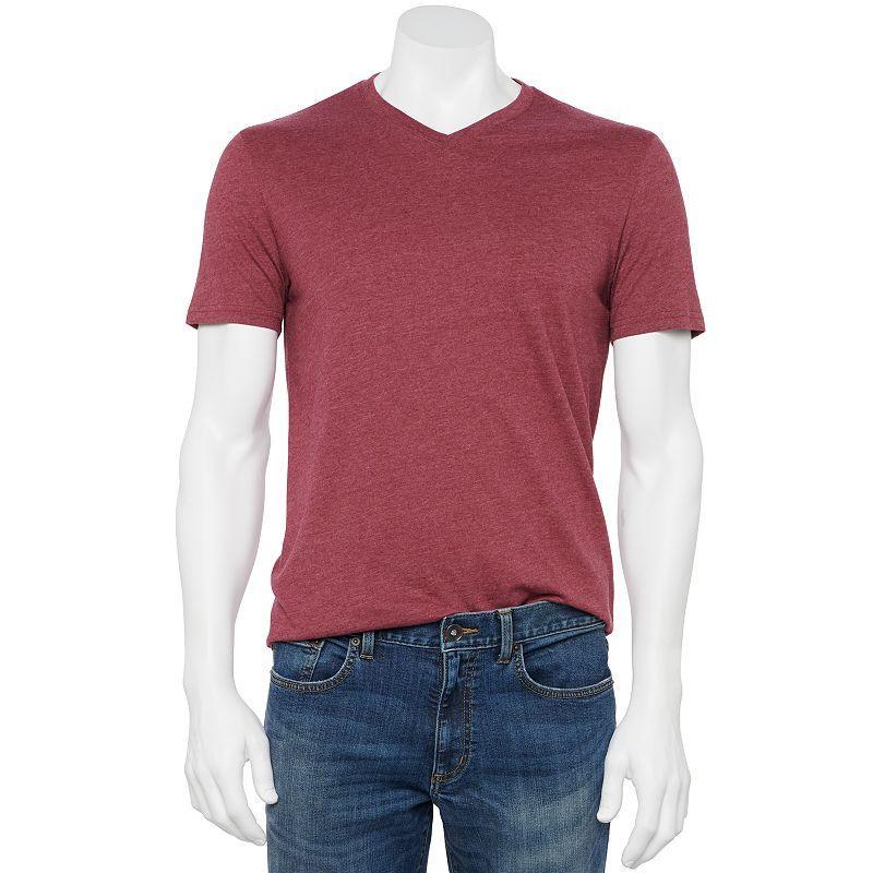 Mens Sonoma Goods For Life V-Neck Tee Red Product Image