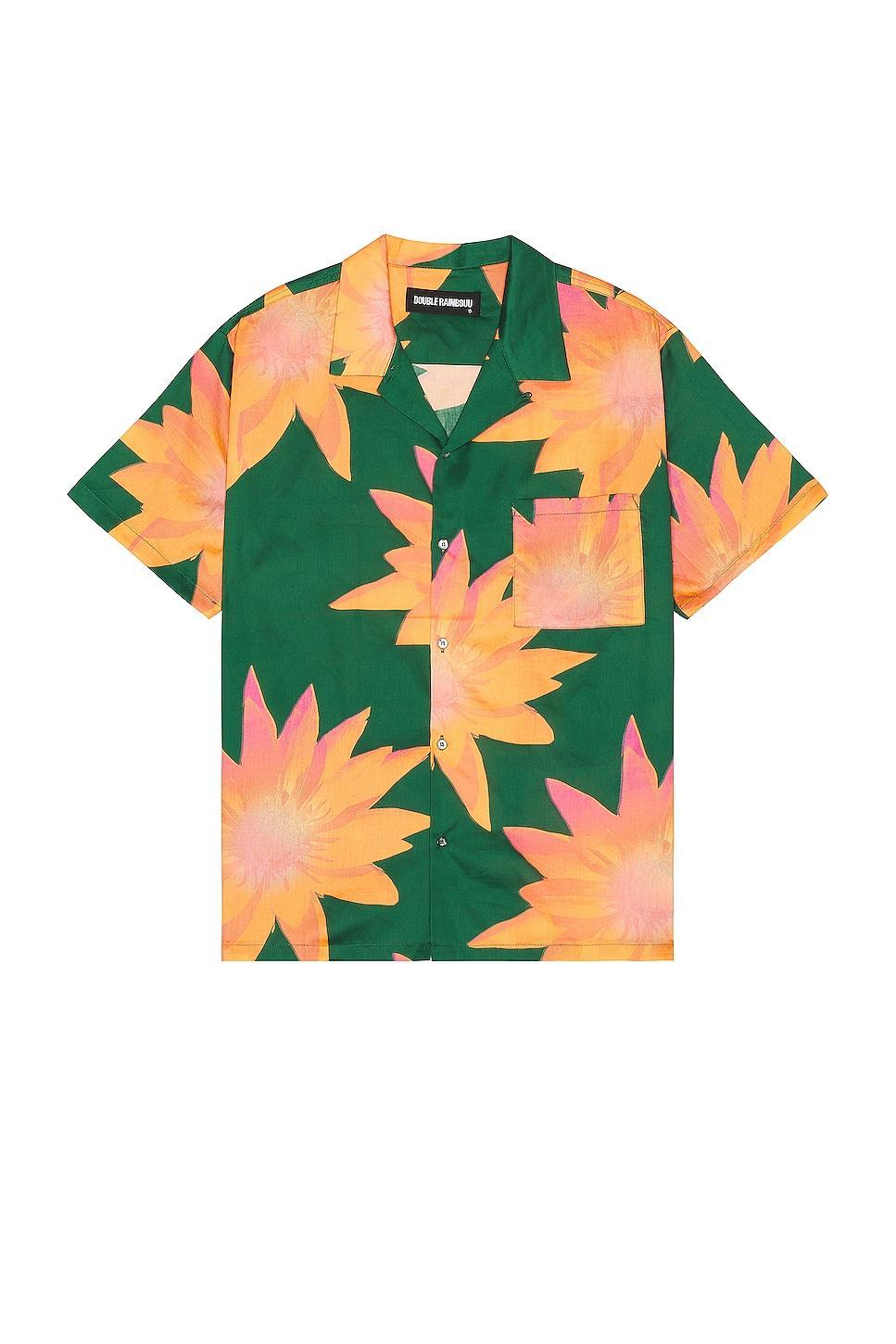 DOUBLE RAINBOUU Short Sleeve Hawaiian Shirt Size S. Product Image