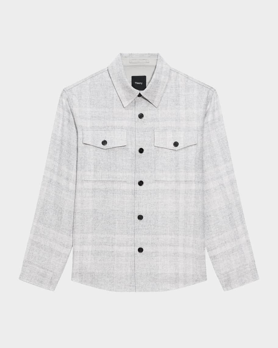 Men's Two-Pocket Check Overshirt Product Image