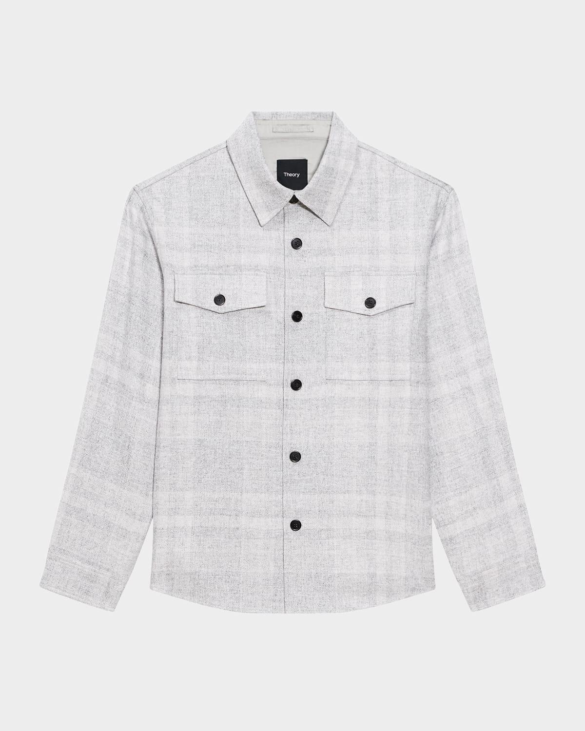 Mens Two-Pocket Check Overshirt product image