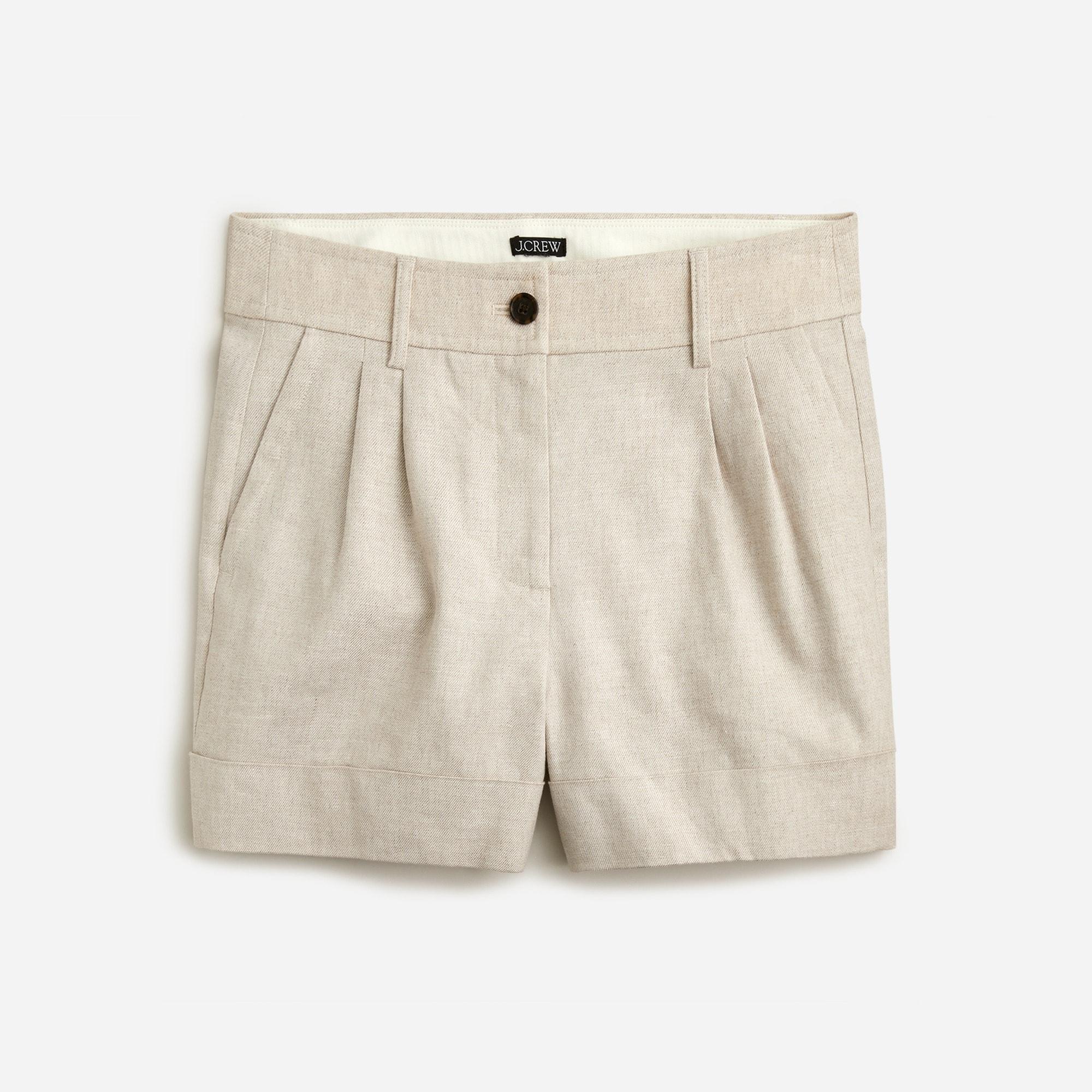 Remi short in stretch linen blend Product Image