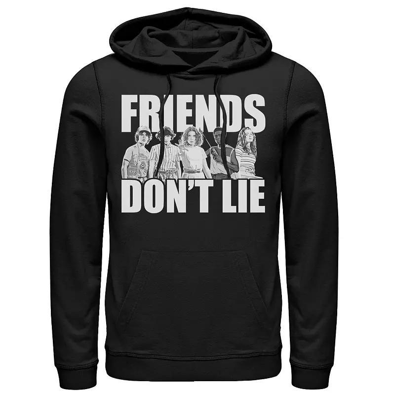 Mens Netflix Stranger Things Friends Dont Lie Group Shot Hoodie Product Image