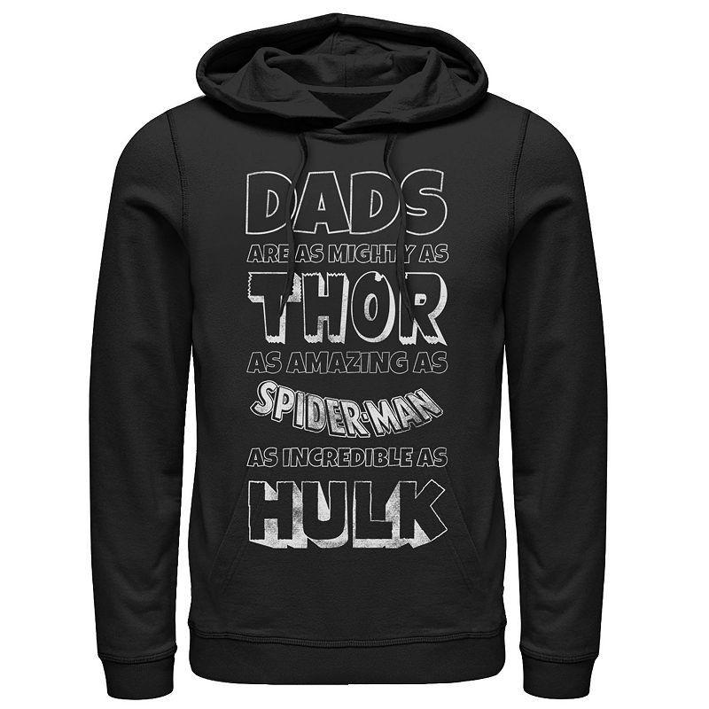 Mens Marvel Avengers Fathers Day Dad Traits Hoodie Product Image