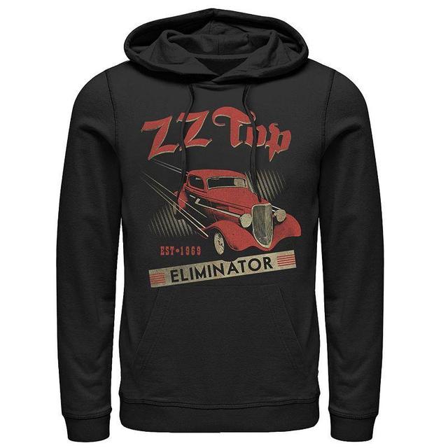 Mens ZZ Top Eliminator Hot Rod Logo Graphic Hoodie Product Image