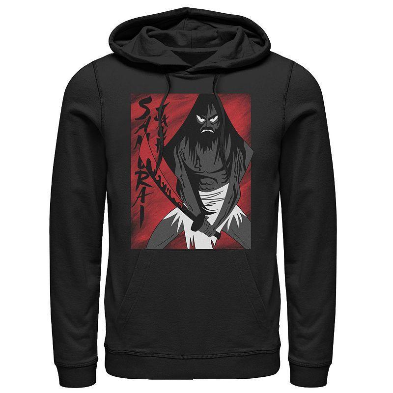 Mens Cartoon Network Samurai Jack Seeing Red Vengeance Is Near Hoodie Product Image