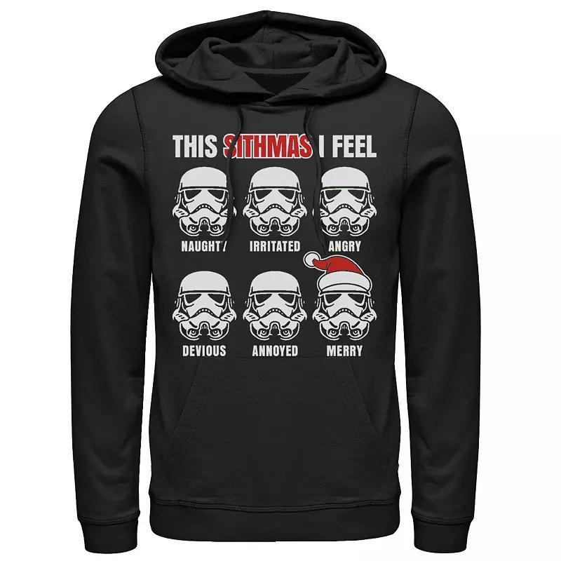 Mens Star Wars Stormtrooper Sithmas Emotions Christmas Hoodie Product Image