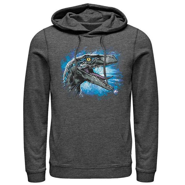 Mens Jurassic Park Ian Malcolm Life Finds A Way Pullover Hoodie Blue Product Image