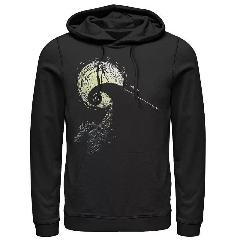 Mens Disney The Nightmare Before Christmas Jack Spiral Hill Hoodie Product Image