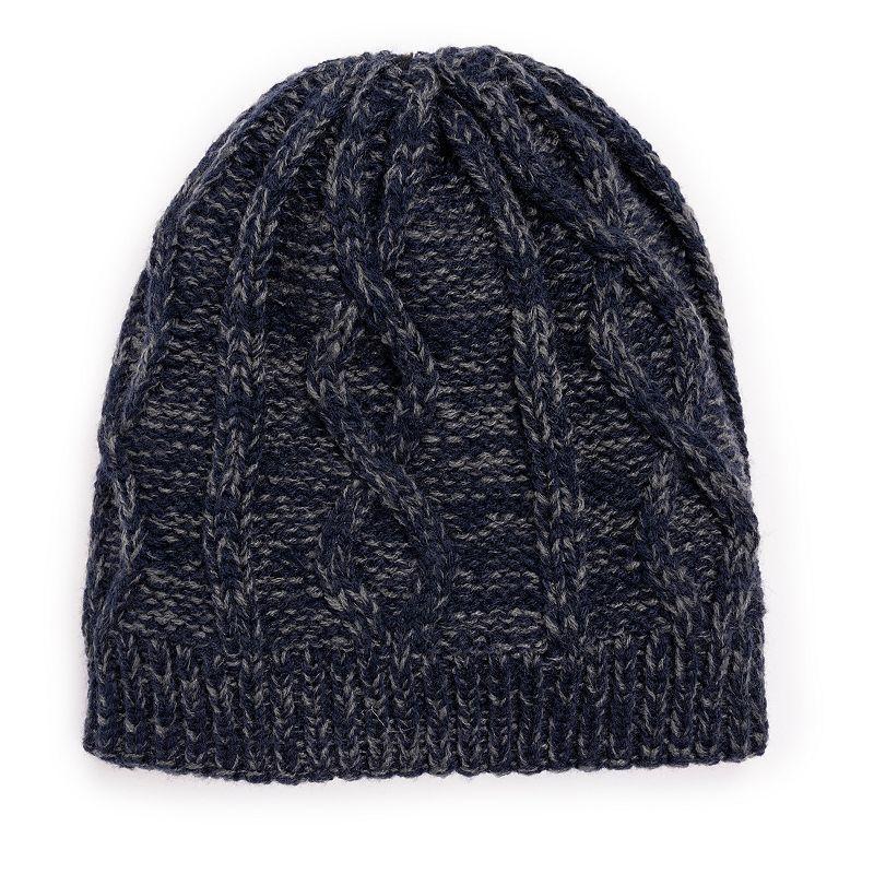 Mens MUK LUKS Heat Retainer Beanie, Blue Product Image