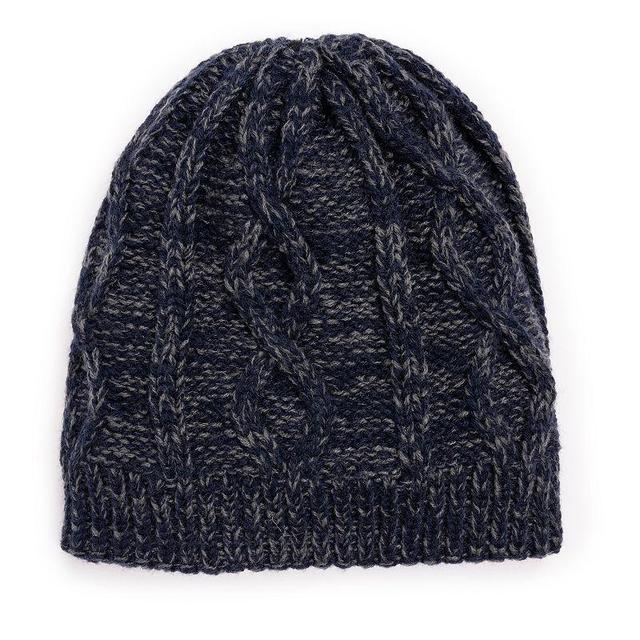 Muk Luks Mens Heat Retainer Beanie, Navy Navy/blue Product Image