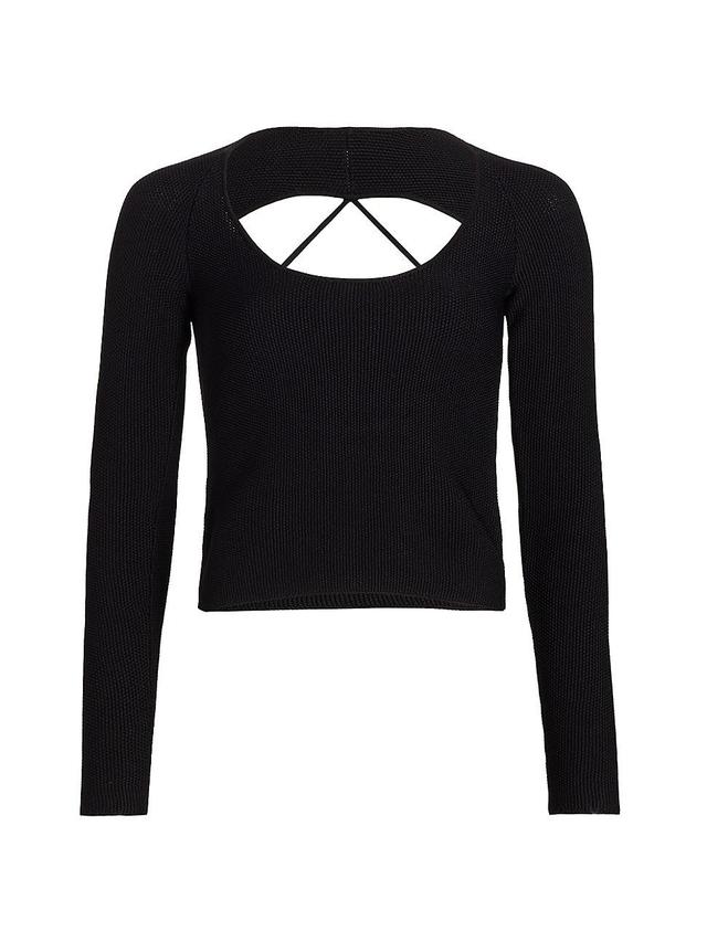 Womens Strappy Knit Top Product Image