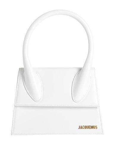 JACQUEMUS The Big Little Handbag In White Product Image