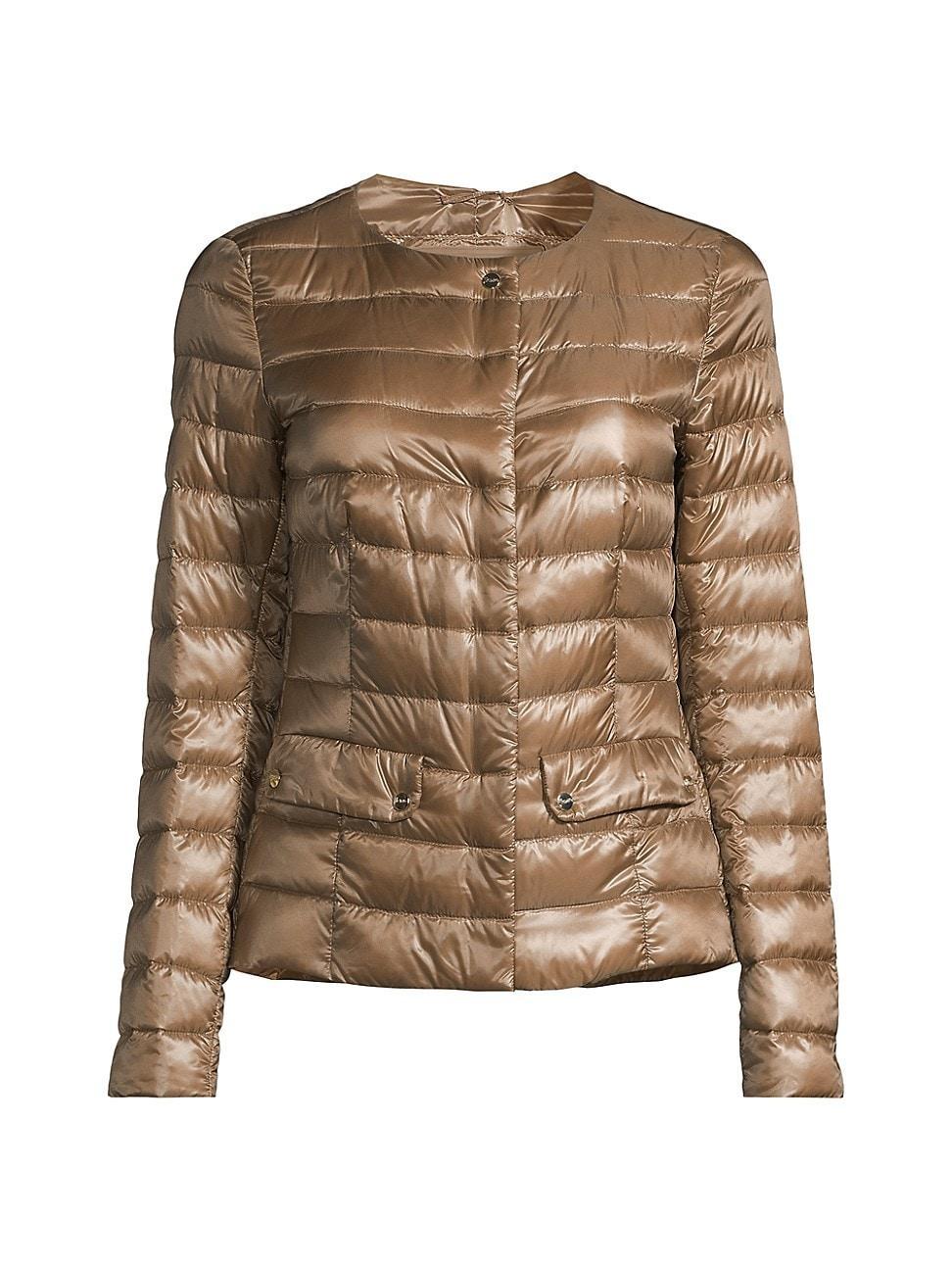 Womens Short Fitted Down Jacket Product Image