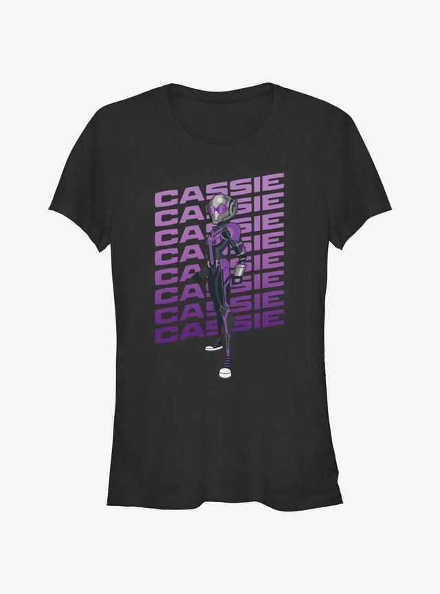 Marvel Ant-Man and the Wasp: Quantumania Cassie Action Pose Girls T-Shirt Product Image