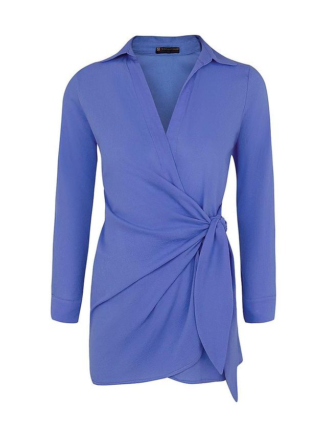 Womens Lia Long-Sleeve Short Cover-Up Product Image