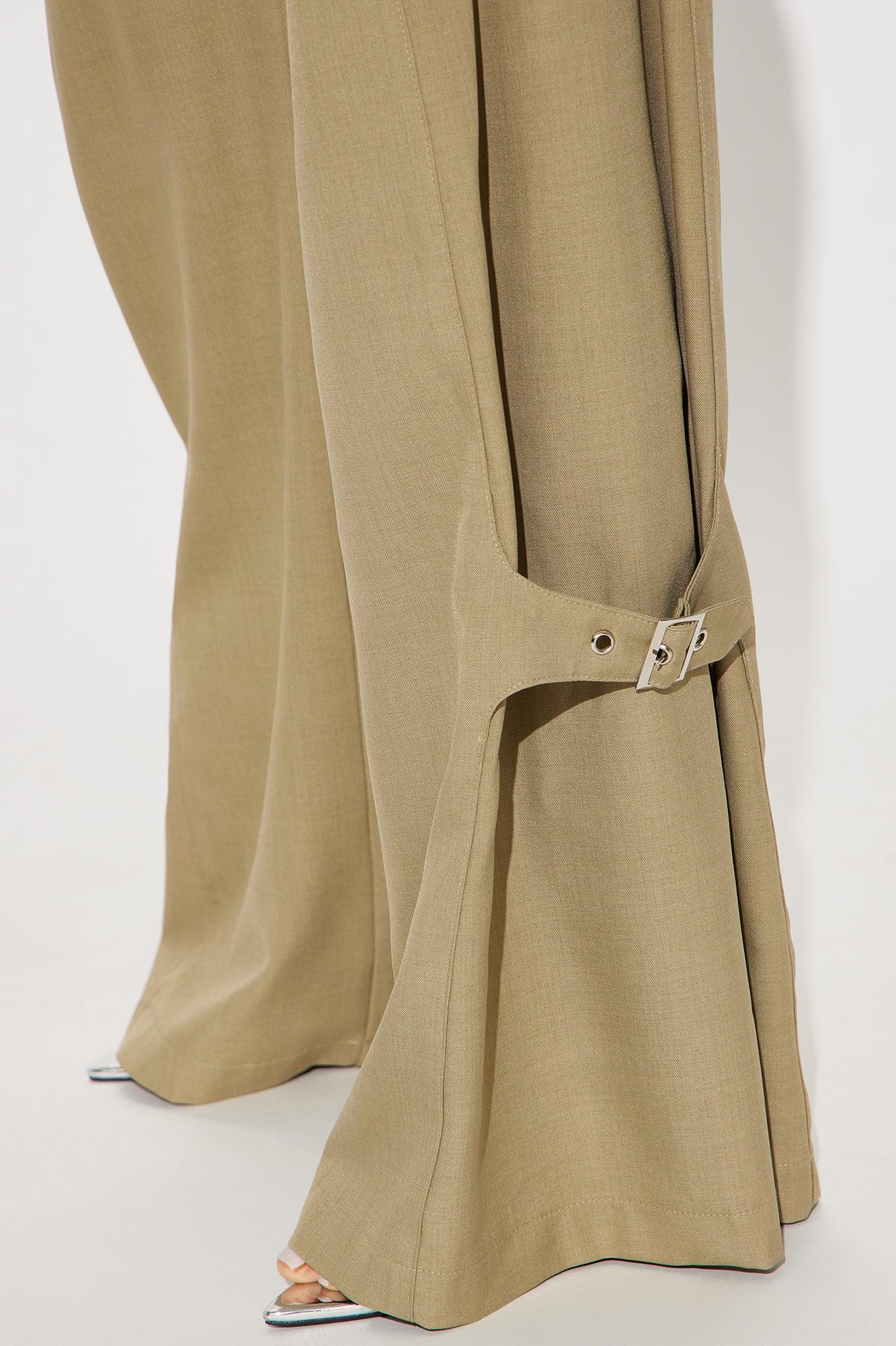 Say What Wide Leg Trouser - Sage Product Image