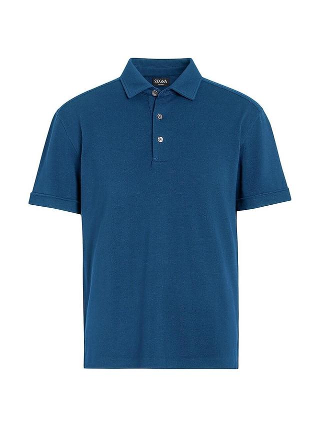 Mens Wool Polo Shirt Product Image