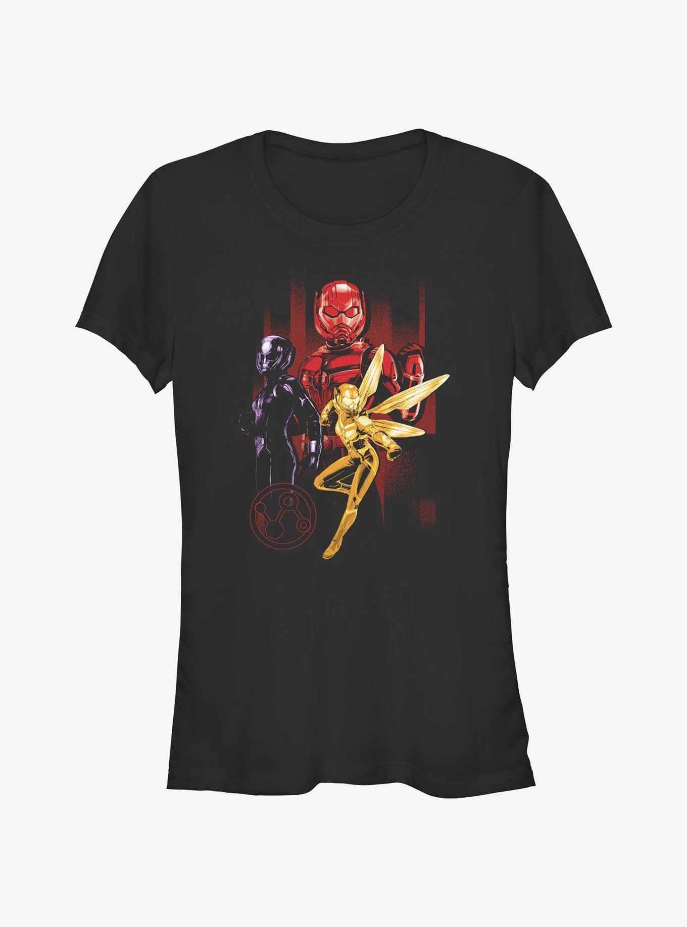 Marvel Ant-Man and the Wasp: Quantumania Hero Group Pose Girls T-Shirt Product Image