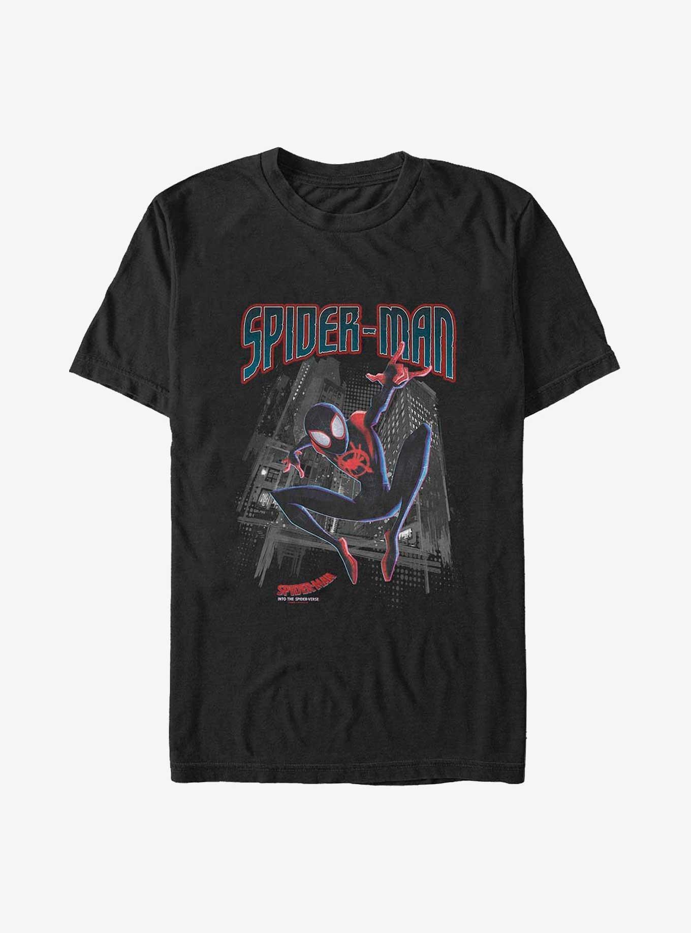 Marvel Spider-Man Miles Morales City Swing Big & Tall T-Shirt Product Image